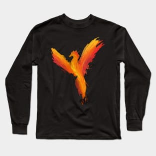 Dry brush phoenix Long Sleeve T-Shirt